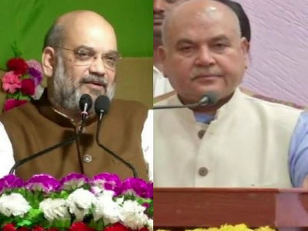 BJP President Amit Shah (Left) and Narendra Singh Tomar (right). Photo/ANI