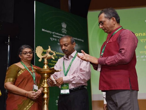 A poster exhibition of community radio stations was inaugurated by Broadcasting Ministry secretary Amit Khare on Tuesday. (Photo: PIB)