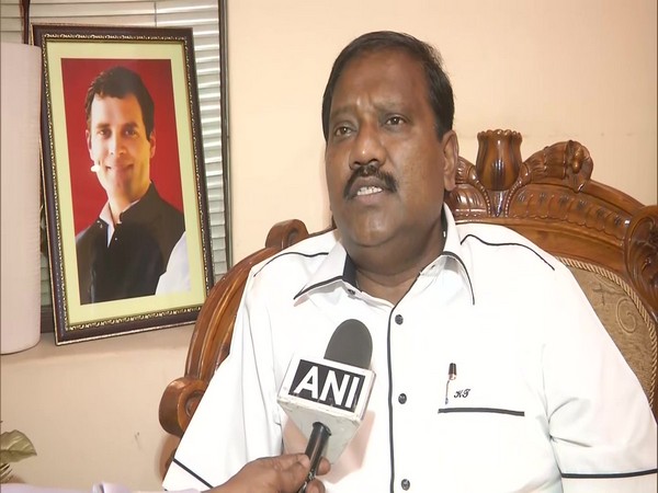 South Chennai Congress president Karate R Thiagarajan speaking to ANI in Chennai on Saturday. Photo/ANI