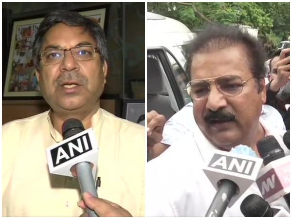 Rajasthan BJP president Satish Punia (left) and Congress leader Pratap Singh Khachariyawas (right)
