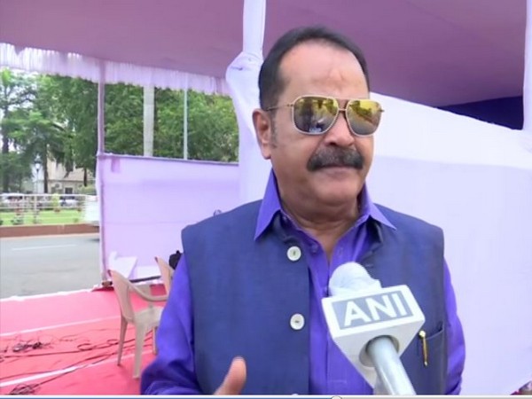 Congress legislator Tara Prasad Bahinipati speaks to ANI in Bhubaneshwar on Saturday. (Photo/ANI)