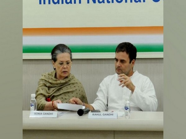 Congress interim president Sonia Gandhi and Rahul Gandhi (file photo)