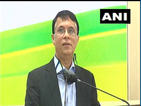 Congress spokesperson Pawan Khera speaking at a press conference on Sunday.  [Photo/ANI]