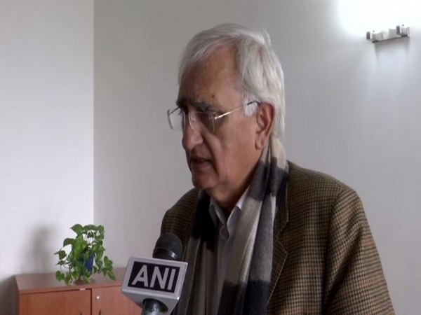 Congress leader Salman Khurshid speaking to ANI. Photo/ANI
