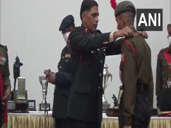 The commandant award ceremony at OTA, Gaya, on Wednesday. (Photo/ANI)