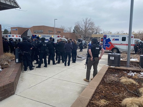 Police officers have responded to a shooting at a local grocery store in the US state of Colorado, (Photo Credit: Boulder Police Dept twitter)