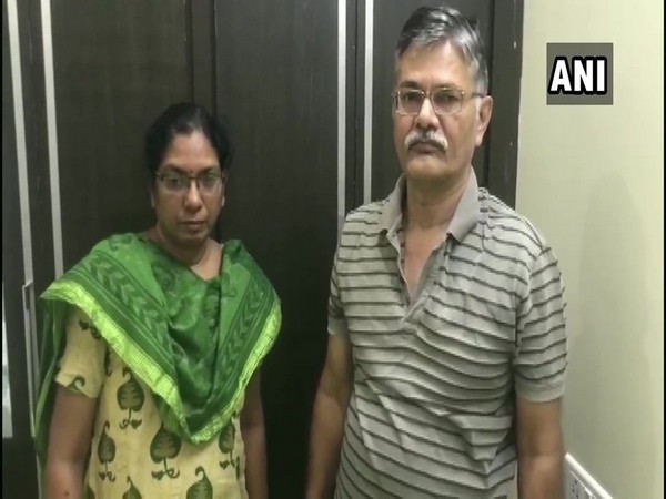 The arrested Maoist couple. (Photo/ANI)