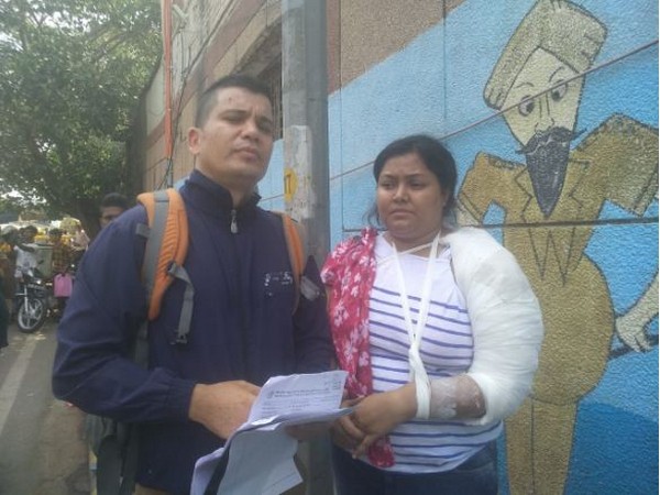 A couple alleged a delay in filing an FIR for chain snatching case in Delhi on Friday. Photo/ANI