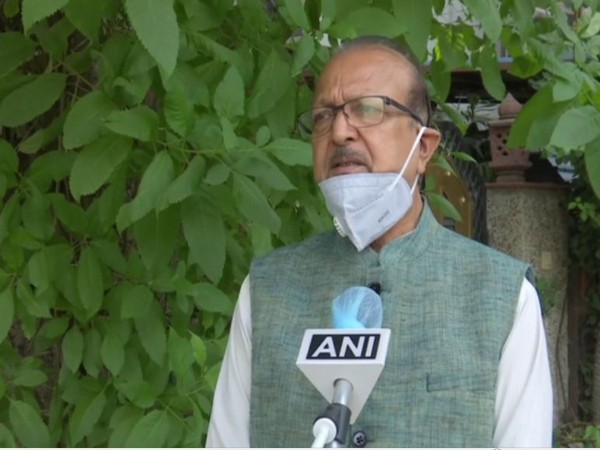 BSP national spokesperson Sudhindra Bhadoria speaks to ANI in New Delhi on Monday. (Photo/ANI)