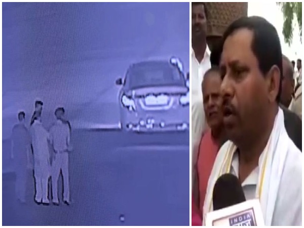 CCTV footage from spot / BJP MP Ram Shankar Katheria speaking to media.
