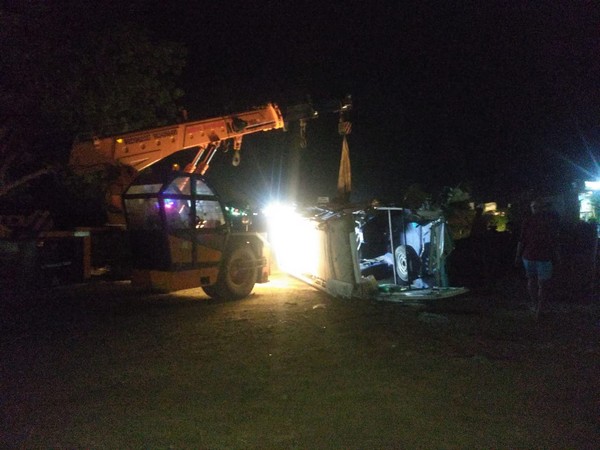 two vehicles collided near Supa village on Pune-Ahmednagar Highway on Sunday