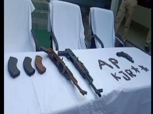 Illegal weapon recovered by police in Kokrajhar district of Assam (Photo/ ANI)