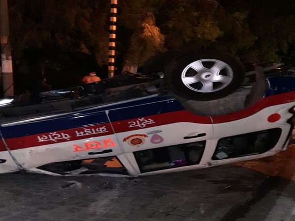 Visuals from the accident spot (Photo/ANI)