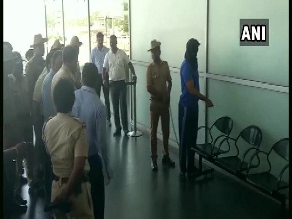 Police recreated crime scene at Mangaluru airport on Friday.