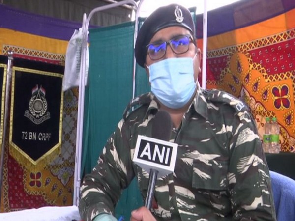 Senior Medical Officer of 72nd Battalion Dr Vivekanand (Photo/ANI)