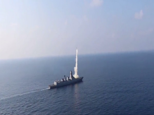 Visual of INS Chennai (Photo/ANI) 