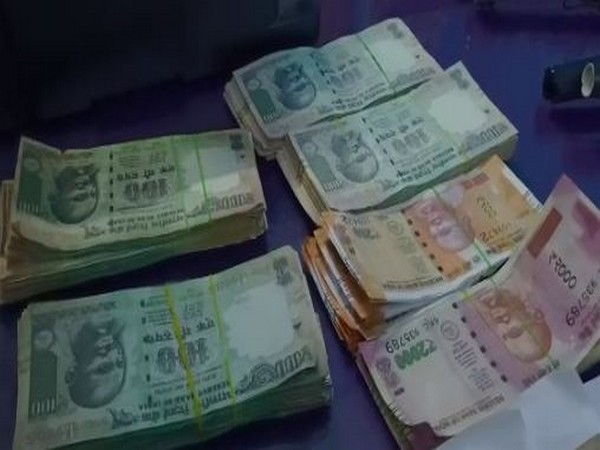 Fake currency notes seized by the police in Andhra Pradesh's West Godavari district on Friday. 