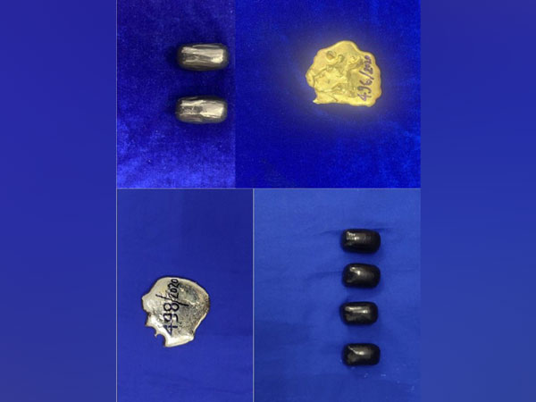 Gold worth Rs 42.5 lakhs seized at Chennai Airport (Photo/ANI)