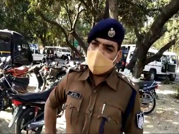 CSP Puneet Gehlot talking to media in Indore on Tuesday. (Photo/ANI)