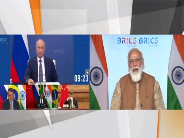 Prime Minister Narendra Modi at BRICS Summit (Photo/ANI)