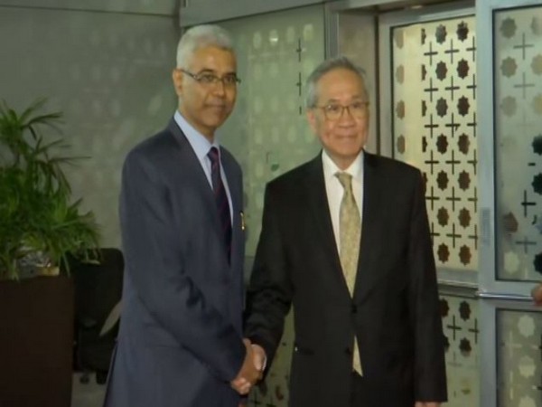 Thailand Foreign Minister Don Pramudwinai arrives in New Delhi on Wednesday evening. (Photo/ANI)