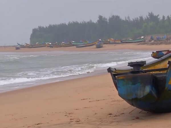 A visual from a beach in Andhra Pradesh. Photo/ANI