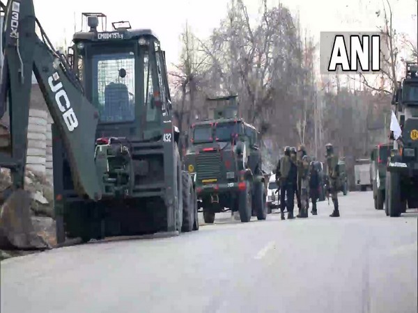Visual from Shopian where the encounter broke out (Photo/ANI)