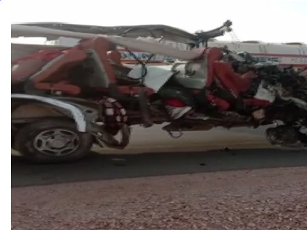 Visual of accident in Jodhpur (Photo/ANI)