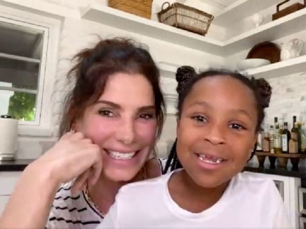 Sandra Bullock with daughter Laila (Image source: Instagram)