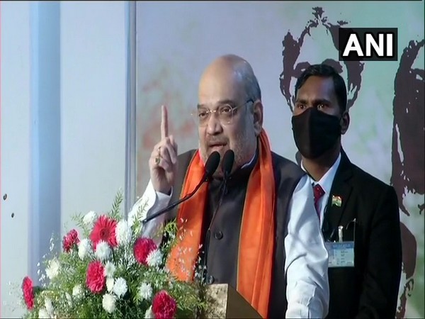 Union Home Minister Amit Shah during his visit to National Library. (Photo/ANI)