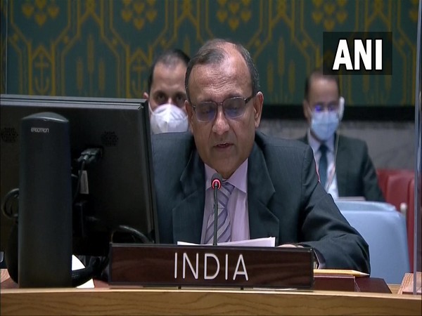 India's Ambassador to the United Nations, T.S. Tirumurti spoke during the UNSC briefing on the humanitarian situation in Ukraine.