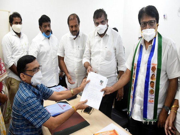 Penmatsa Suryanarayana Raju files for nomination as MLC candidate in AP legislative council