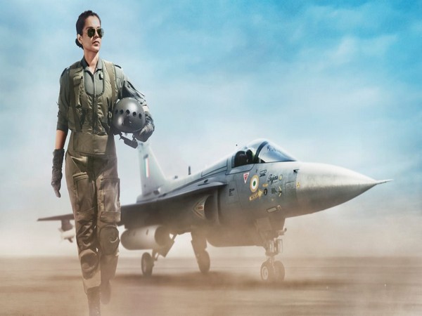 Kangana Ranaut as fighter pilot in 'Tejas' (Image courtesy: Twitter)