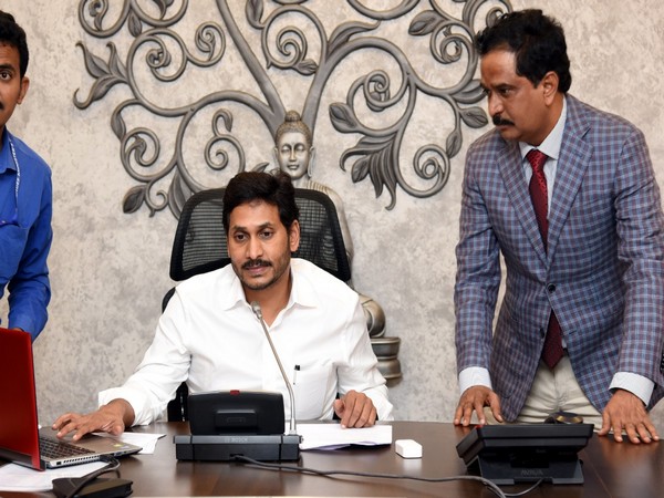 Andhra Pradesh Chief Minister YS Jagan Mohan Reddy inaugurated public helpline to tackle corruption on Tuesday. Photo/ANI
