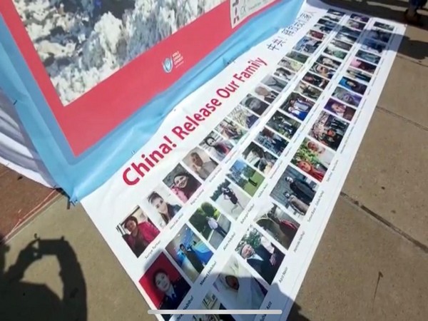 Photo exhibition on Uyghur Genocide outside UNHRC, Geneva