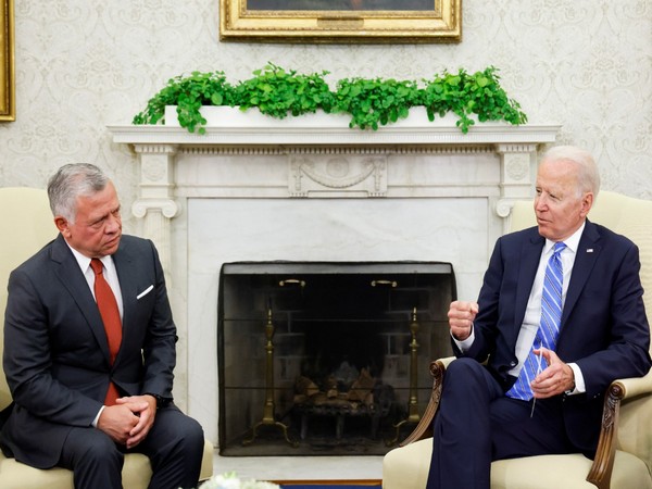 US President Joe Biden and Jordan's King Abdullah