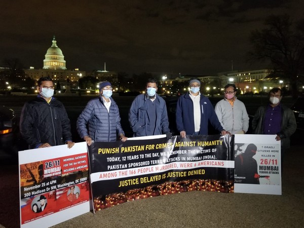 The protesters said that 12 years have passed and Pakistan is yet to take any action against 26/11 perpetrators