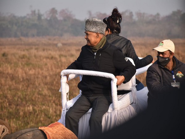 President Ram Nath Kovind at Kaziranga National Park 