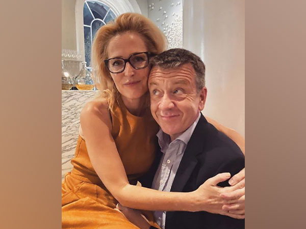 Gillian Anderson, Peter Morgan (Image Source: Instagram)