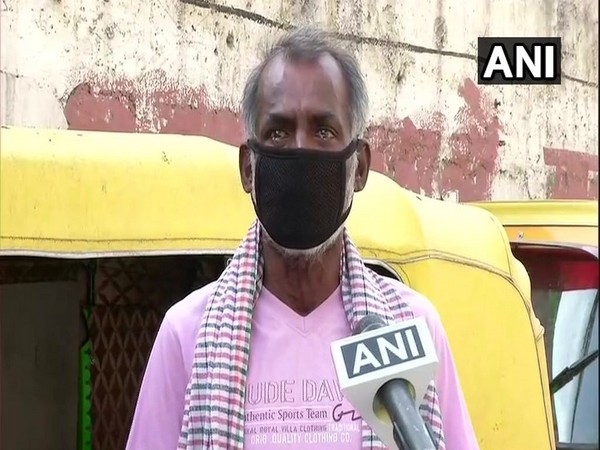Yunus Ansari, an auto driver in Delhi speaking to ANI on Saturday. Photo/ANI