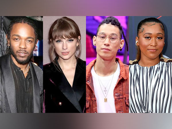 Kendrick Lamar, Taylor Swift, Jeremy Lin, Naomi Osaka (Image Source: Twitter)