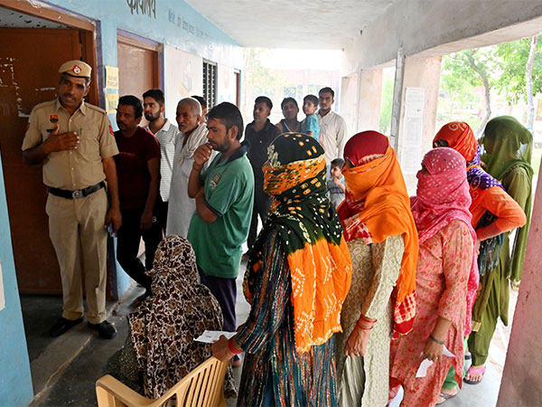 File picture of voters in Sonipat, Haryana during elections in May 2024. (Photo/ANI)