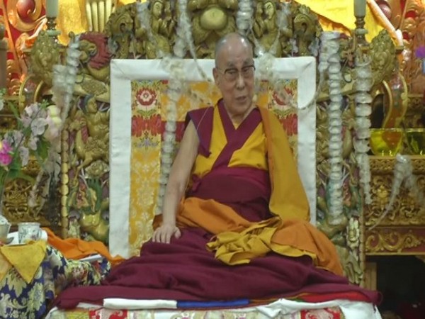 Spiritual leader Dalai Lama attended a long life prayer ceremony at Buddhist temple Tsuglagkhang on Friday
