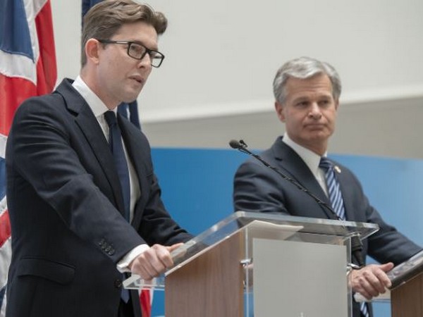 FBI Director Christopher Wray and United Kingdom MI5 Director General Ken McCallum (Photo Credit: FBI)