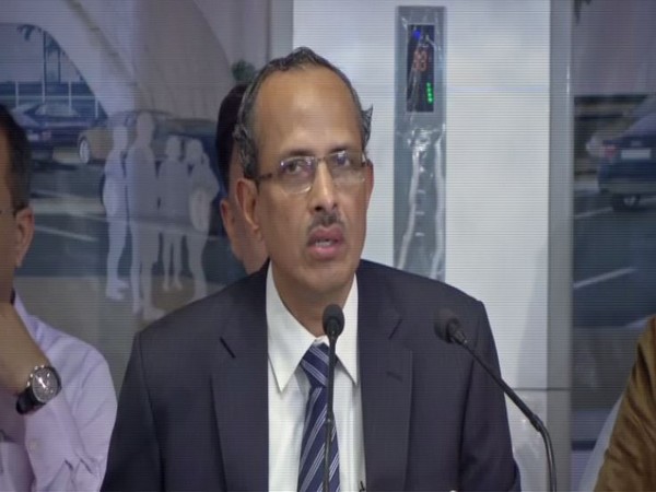 SCL Das, Joint Secretary, Internal Security in Ministry of Home Affairs, addressing media persons on Wednesday in Attari. Photo/ANI