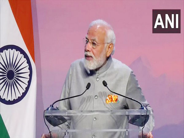Prime Minister Narendra Modi addressed members of the Indian diaspora in Copenhagen on Tuesday. 