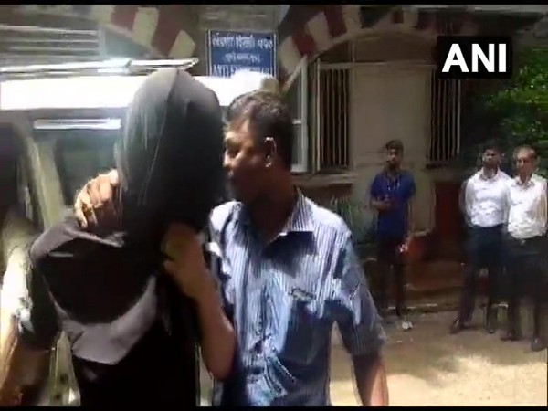 Dawood Ibrahim’s nephew Rizwan Kaskar outside the office of Anti-Extortion Cell in Mumbai on July 18. Photo/ANI