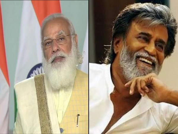 Prime Minister Narendra Modi and megastar Rajnikanth