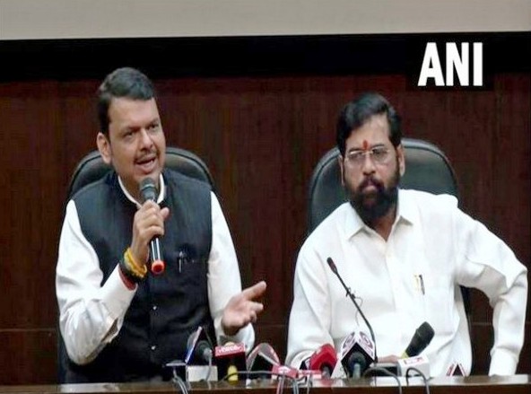 Maharashtra Chief Minister Eknath Shinde and Deputy Chief Minister Devendra Fadnavis (File Photo/ANI)