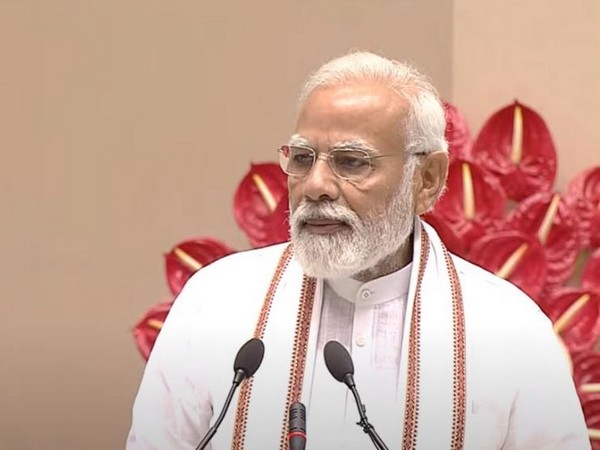 Prime Minister Narendra Modi at the event today (Photo/ANI)